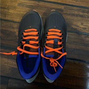 Black and Orange Nike Shoes